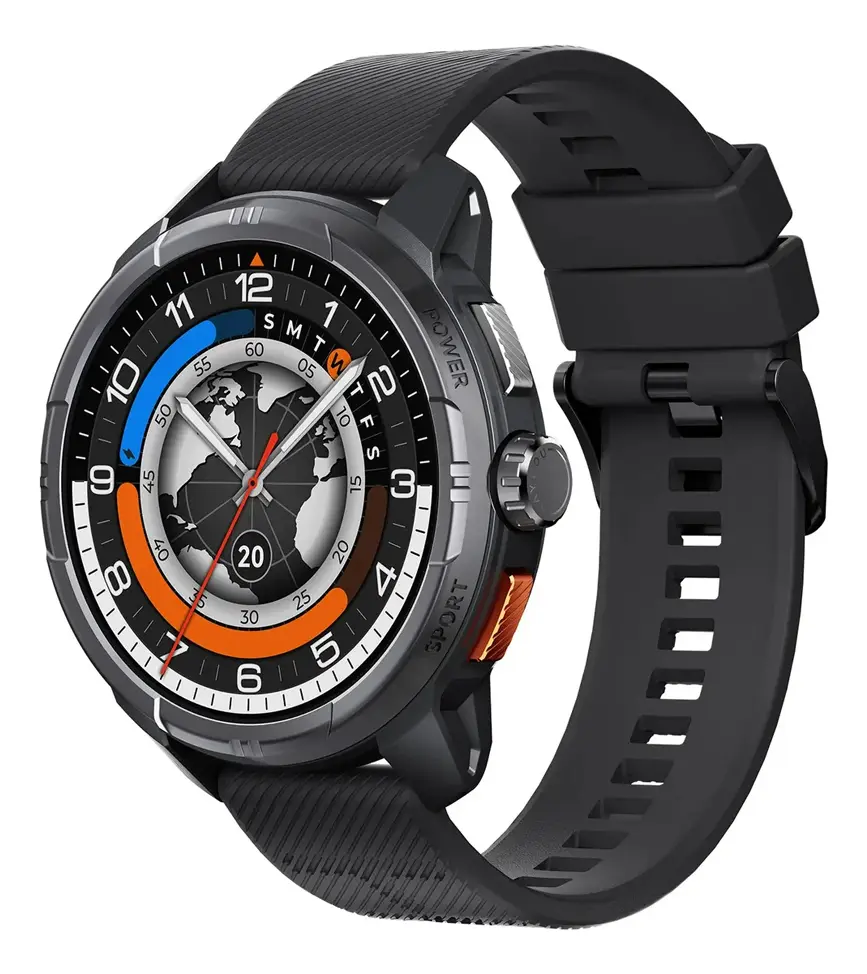 Smartwatch Haylou Solar Ultra Ls23 Solar Ultra 1.6 Chamadas Bluetooth Cor Preto