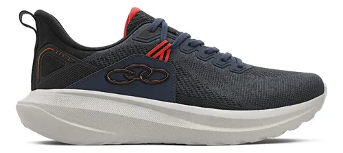 Tênis Masculino Olympikus Zex 2 Petroleo/preto Lisa 38 Br
