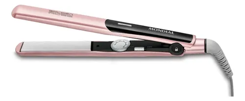 Prancha Alisadora Mondial 45w Bivolt P-20 Rosa-claro 127/220v
