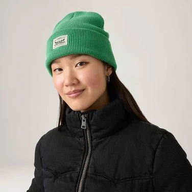 Touca Levi's®Backpatch Beanie Verde - U USA | U BR