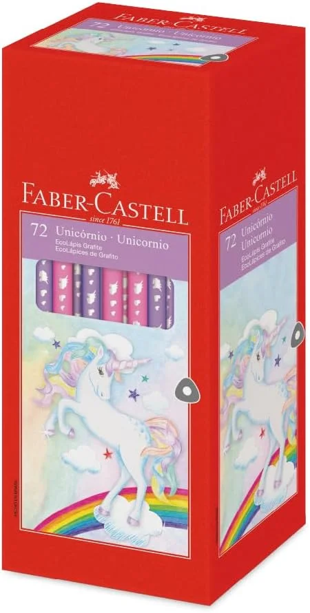 EcoLápis Grafite Faber-Castell Unicórnio (72 unidades/cada) - 935UNI