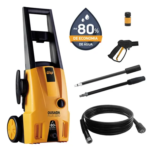 Lavadora De Alta Pressão Wap Ousada Plus 2200 1500w 1750 Psi Amarelo/preto 220v 60