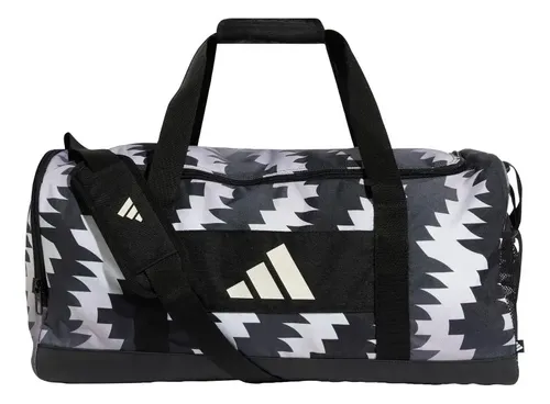 Mala Duffel Estampada adidas Tiro adidas Cinza / Grey Four / Off White Listras