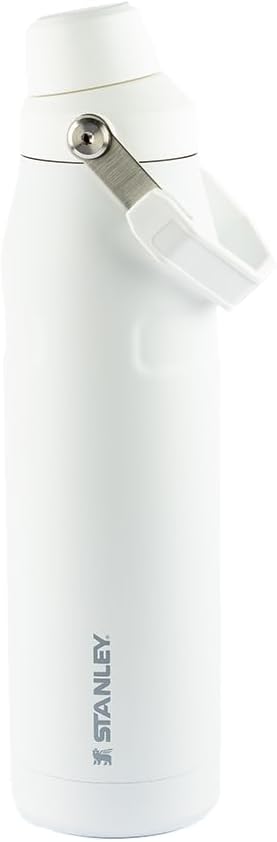 Stanley - Garrafa de água Aerolight com tampa de fluxo rápido, copo isolado a vácuo para bebidas frias, aço inoxidável leve, 710 ml, Polar