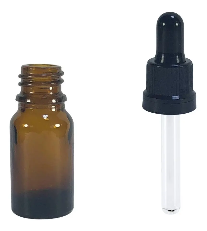 Frasco De Vidro Conta Gotas 50ml (20 Unidades)