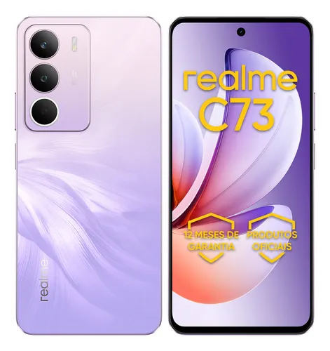 Celular Smartphone Realme C73 128gb 4gb Ram Dual Sim 120hz 6000mah Violeta