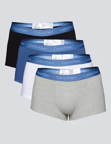 Kit 4 Cuecas Trunk Calvin Klein Azul-marinho Liso M