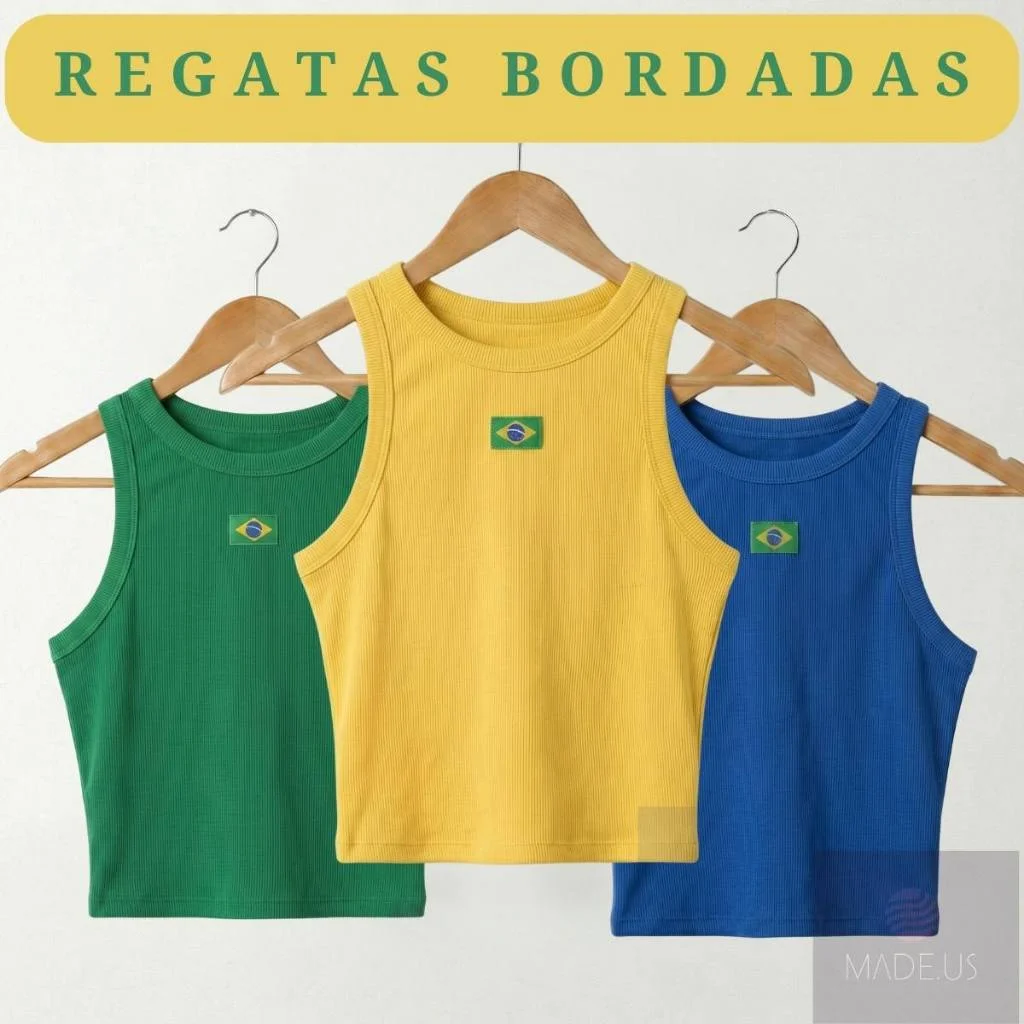 Regatas do Brasil Feminina Ribana Copa Bandeira BORDADA