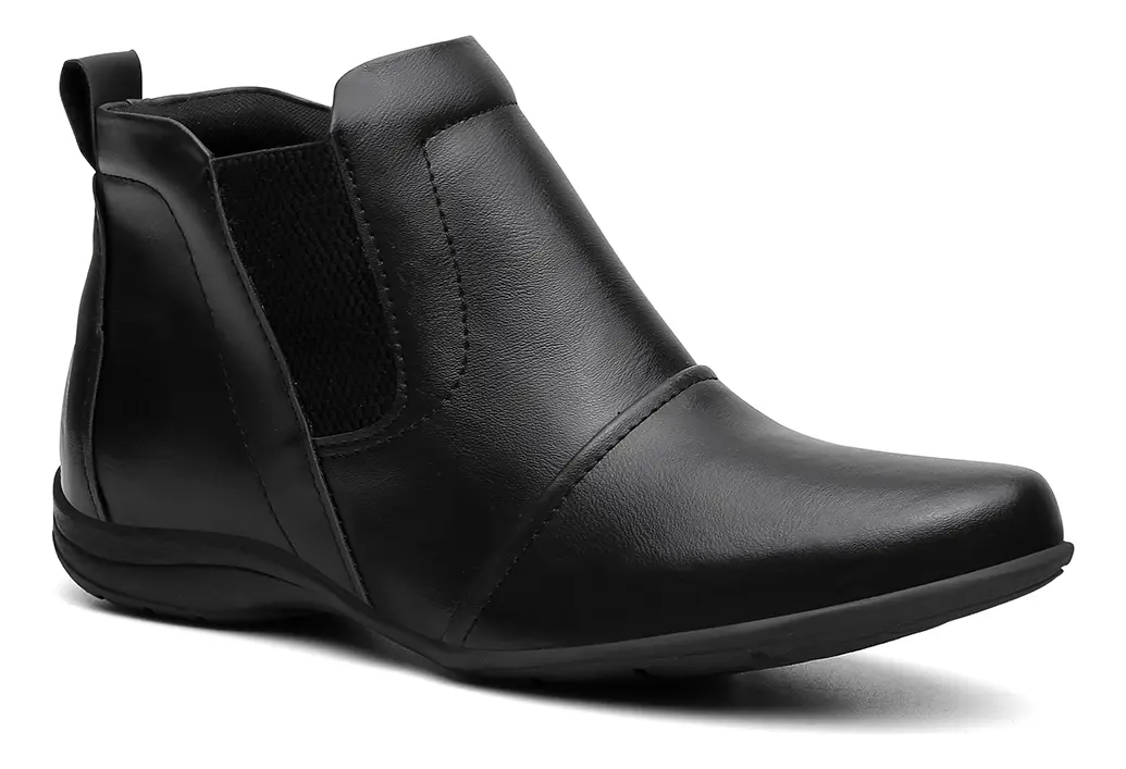 Botinha Feminina Elegante Coturno Cano Curto Confortável