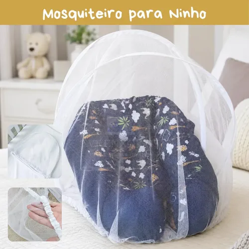 Mosquiteiro Para Ninho Redutor De Berço Avulso Universal Branco