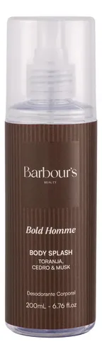 Body Splash Bold Homme Masculino - Barbour's Beauty - Desodorante Colônia 200 Ml Spray