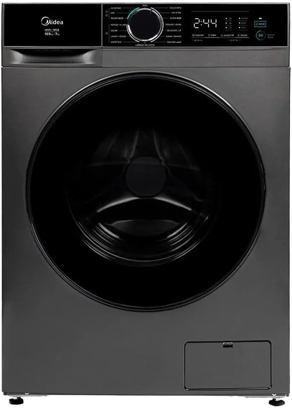 Lava e Seca 10,5kg Titanium Inverter Midea 220v