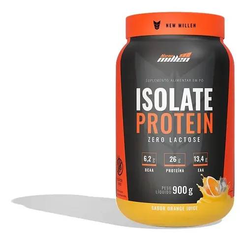 Whey Protein Isolate New Millen De Laranja, 900g Suco De Laranja