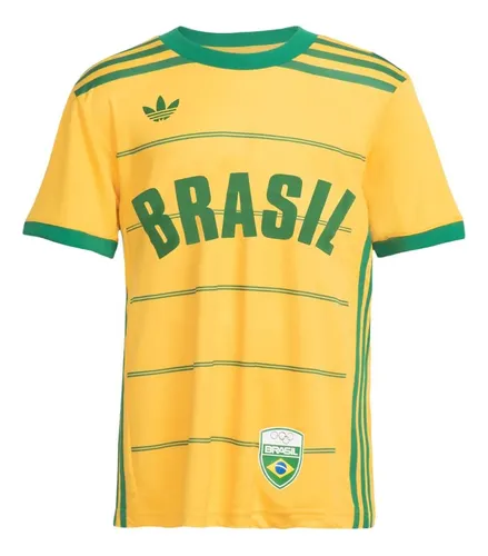 Camisa Originals Brasil Cob adidas Amarelo P