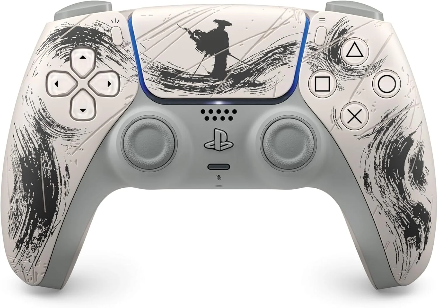 Controle sem fio DualSense® – Edição Limitada Black: Ghost of Yōtei - PlayStation 5