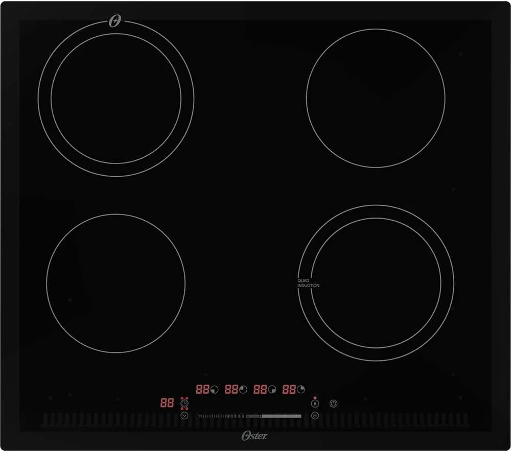 Cooktop por Indução Oster, Touch Screen, 4 Bocas, 220V, OTOP402