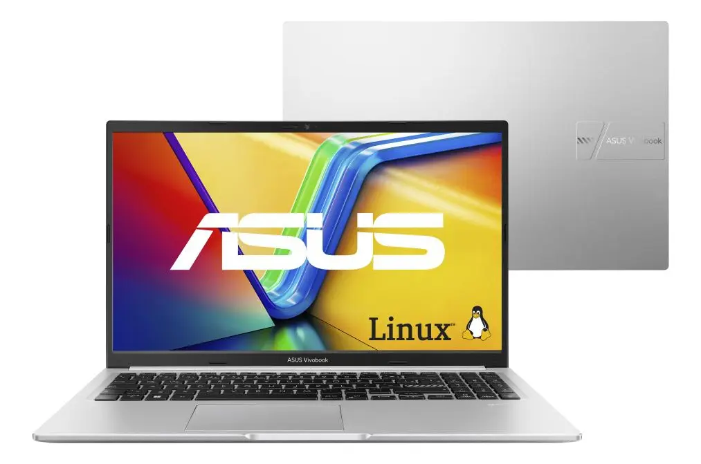 Notebook ASUS Vivobook 15 M1502YA AMD Ryzen 7 5825U 8GB Ram 512GB SSD Linux KeepOS 15,6" FHD Cool Silver - NJ611