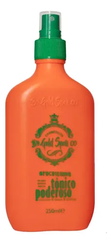 Tônico Poderoso Gold Spell 250ml Antiqueda E Preenche Falhas
