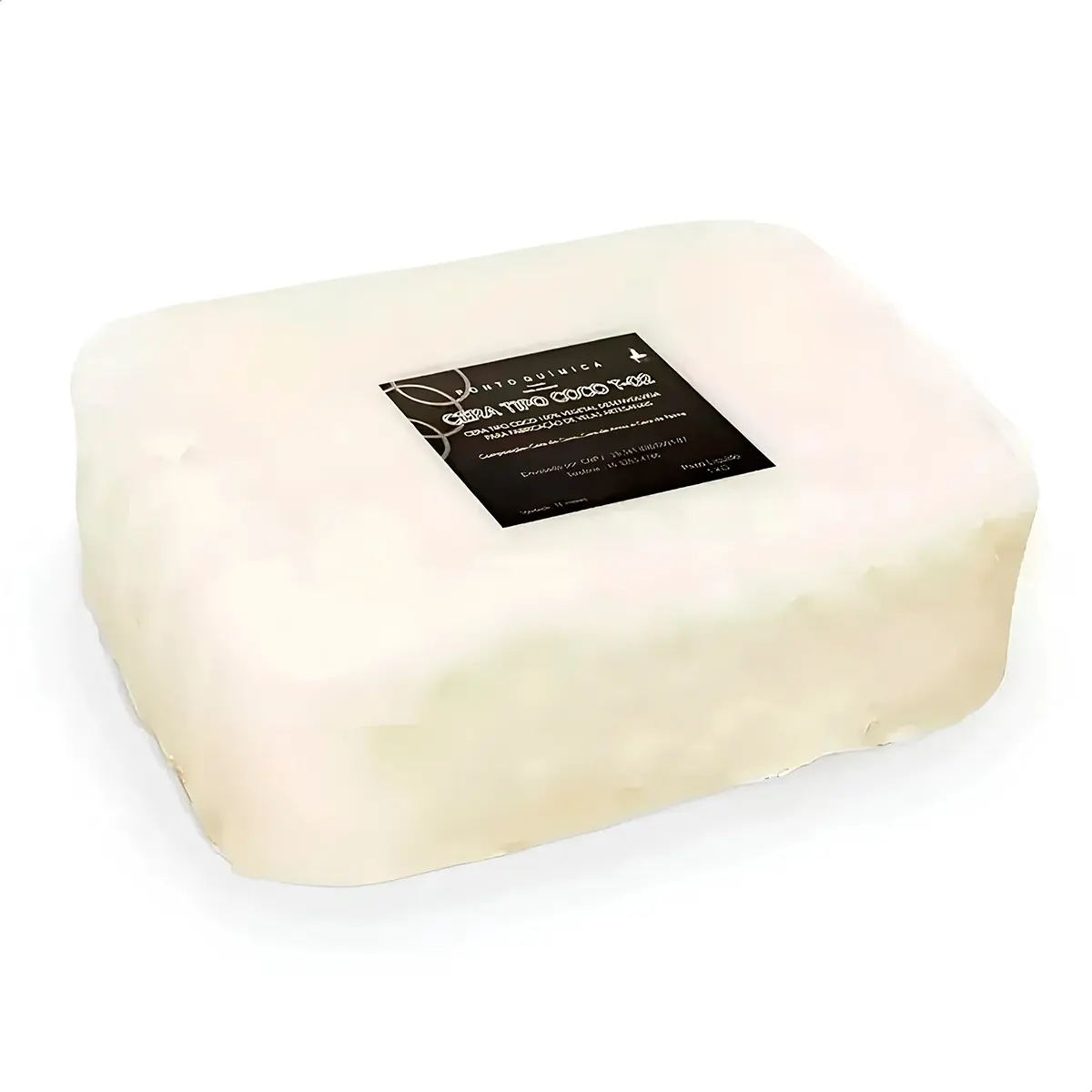 1kg Cera de Coco T02 Ponto Química para Velas 100% Vegetal