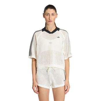 Camisa adidas Polo Crochê Feminina