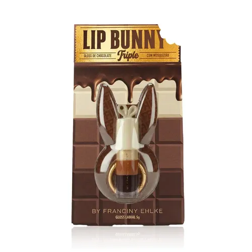 Gloss Lip Bunny Triple Fran By Franciny Marrom