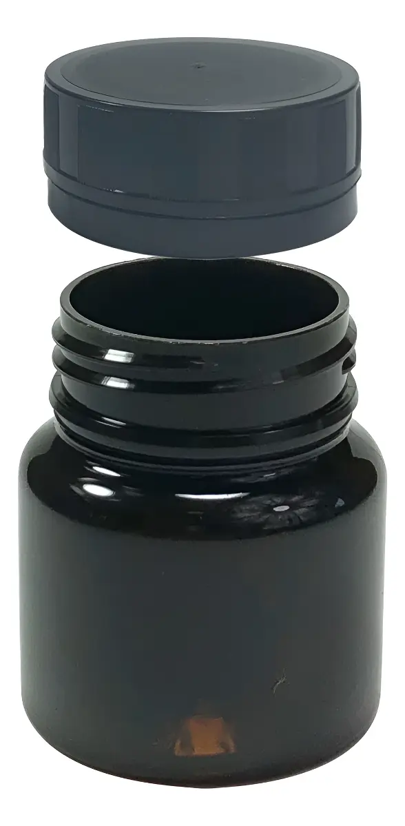 Pote Para Cápsulas Pet 50ml C/ Tampa Lacre (50 Unidades)