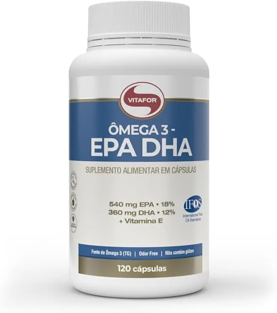 Ômega 3 EPA DHA 1g (120 Caps), VitaFor