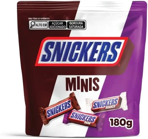 Chocolate Snickers Variedades Minis 180g
