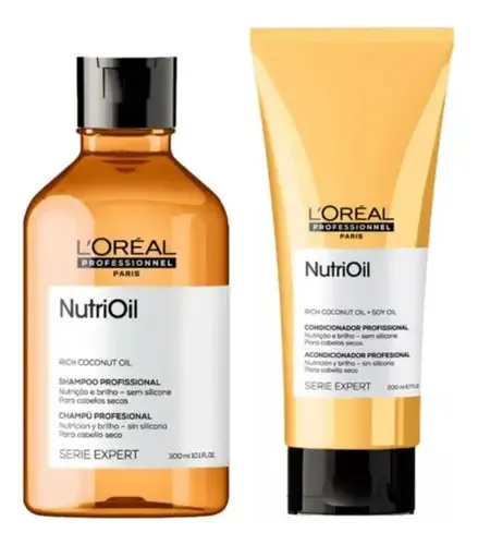 Kit L´oréal Nutrioil Shampoo 300ml Condicionador 200ml