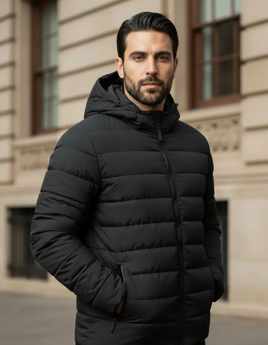 Jaqueta Puffer De Frio Intenso Blusa Impermeável Inverno