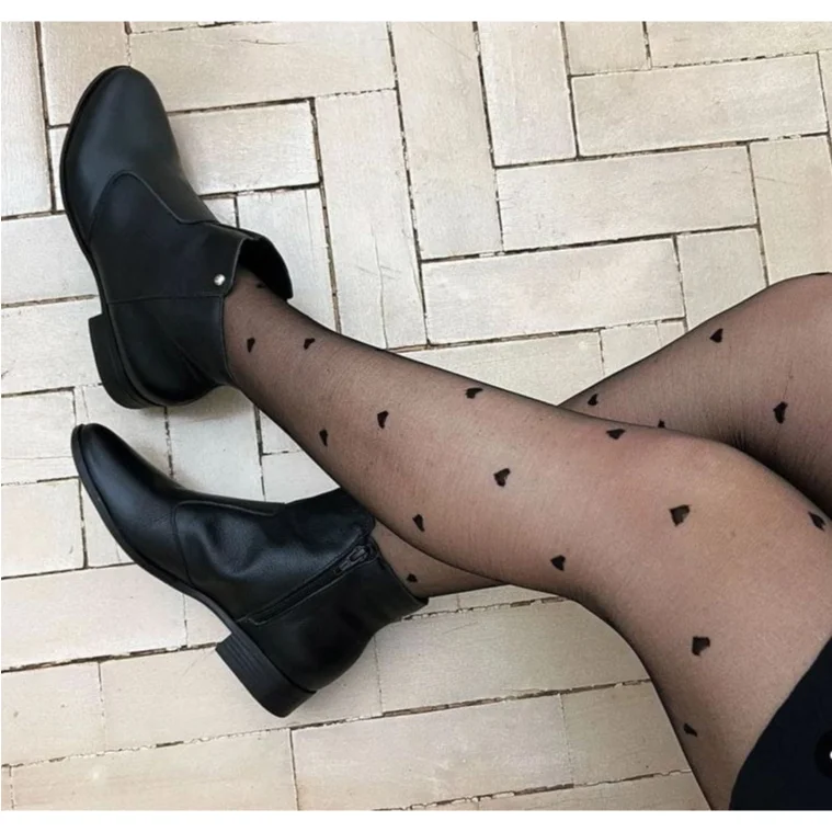 MEIA CALÇA CORAÇÃO TENDENCIA OUTONO/INVERNO MODA GRINGA