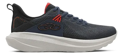 Tênis Masculino Olympikus Zex 2 Petroleo/preto Lisa 38 Br