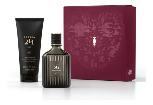 Kit Presente Botica 214 Dark Mint O Boticário Original