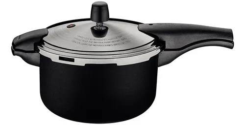 Tramontina 6,0l Vancouver 24 Cm Grande Panela De Pressão Preto