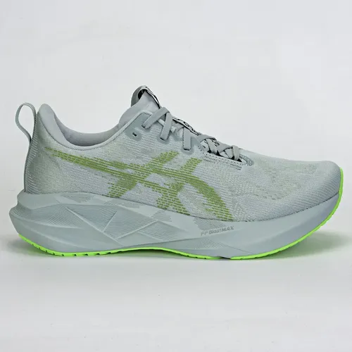 Tênis Asics Novablast 5 Masculino Corrida - Caminhada Cinza/verde Folha 43 Br