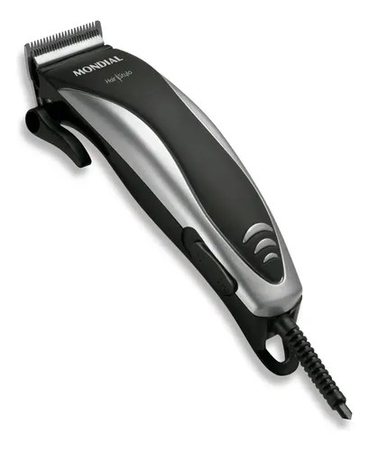 Cortador De Cabelos Hair Stylo Mondial Preto/prata Cr-02 Prata/preto 127v