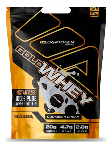 Gold Whey Adaptogen Science Proteínas Cookies E Cream Biscoitos