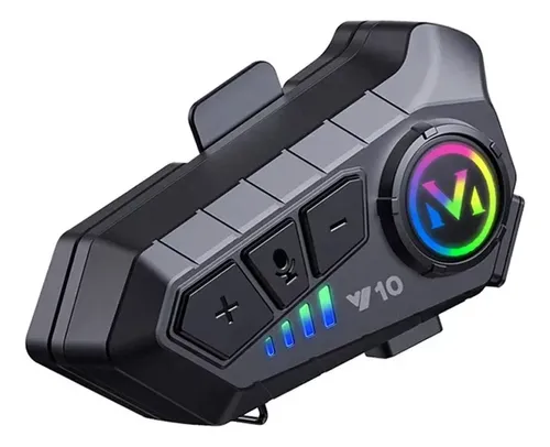Fone Bluetooth Capacete Moto Y10 Resistência Água Ip