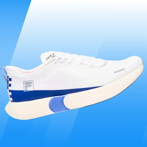 Tênis Fila Kr7 Pro Speed Tech Masculino Placa De Carbono Branco/azul Royal 42 Br