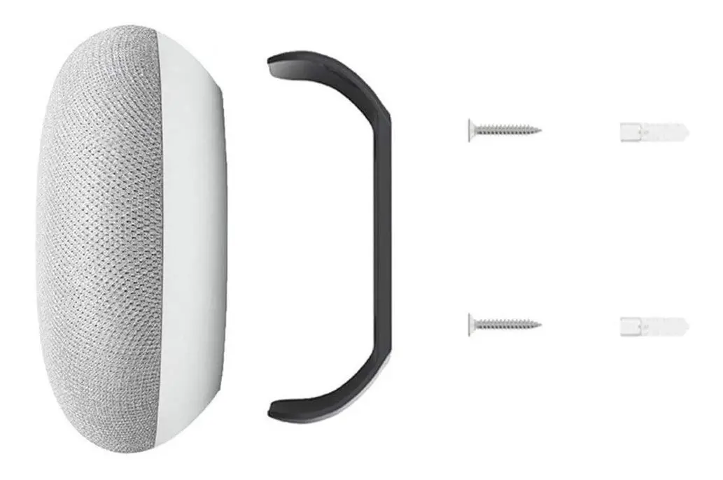 Suporte De Parede Painel Google Home Mini + Parafusos Bucha
