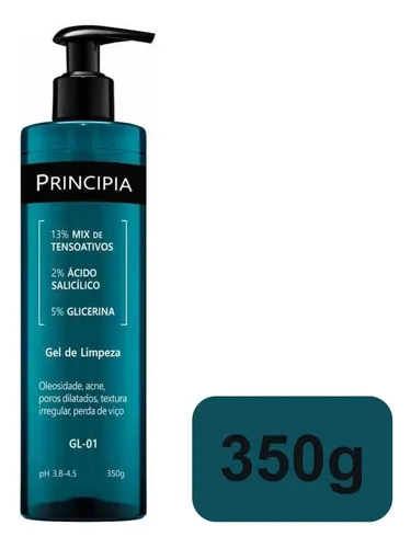 Gel De Limpeza Poros Dilatados Principia Gl-01 Salicilico 350ml Oleosa Todo Tipo De Pele Dia/noite Todo Tipo De Pele