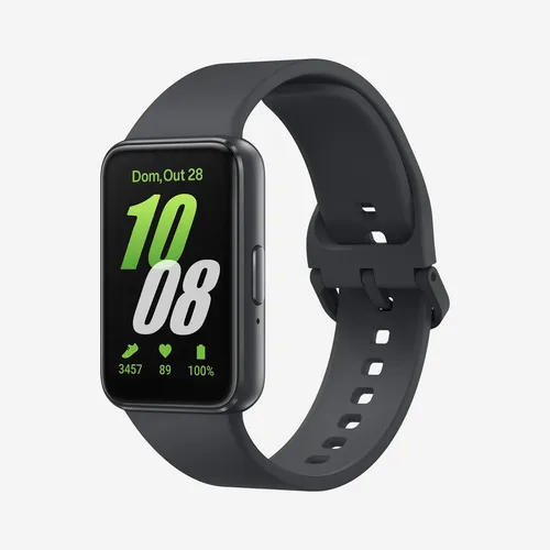 Samsung Smartwatch Galaxy Fit3 Grafite Grafite Mesh