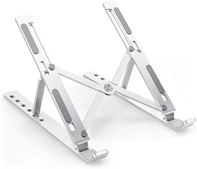 Suporte Para Notebook E MacBook em Alumínio com Altura Ajustável
