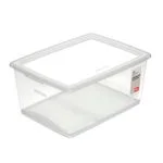 Caixa Organizadora Plástico Cristal 30 Litros - Ordene