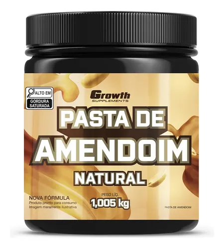 Pasta De Amendoim Integral Torrado 1kg Growth Supplements Natural