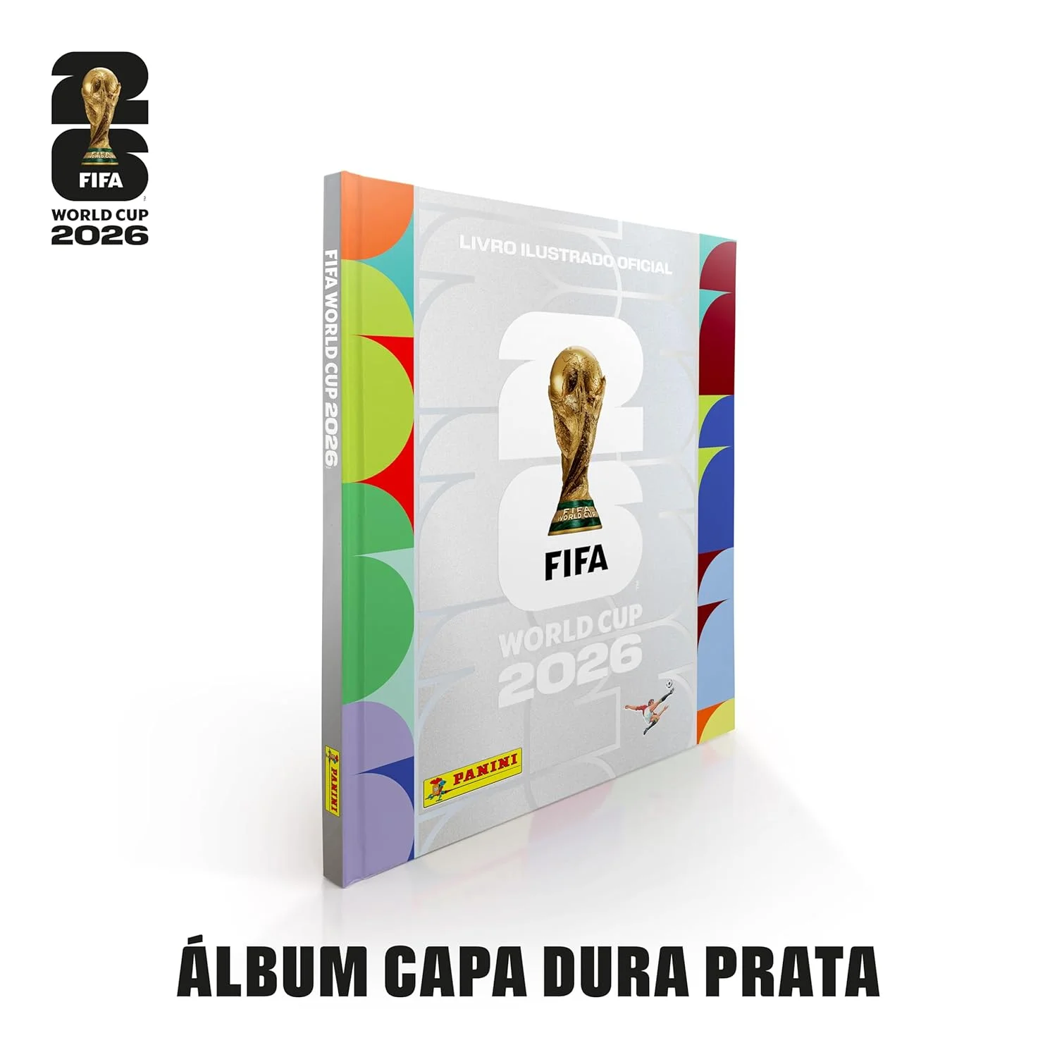 Copa do Mundo da FIFA 2026™ Álbum de Figurinhas Capa Dura Prata FIFA WORLD CUP 2026™