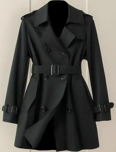 Sobretudo Feminino Elegante Casual Parka Peaky Blinders