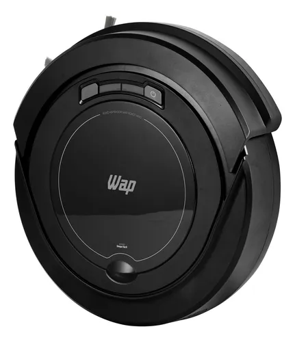 Robô Aspirador Robot W90 Varre Aspira E Passa Pano 30w Wap Cor Preto 127/220v