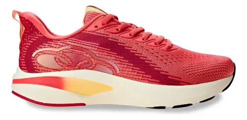 Tênis Esportivo Feminino Voa 2 Olympikus Vermelho Liso 34 Br