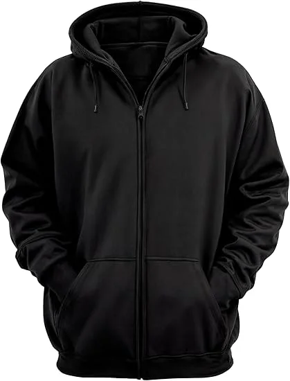 Moletom com Zíper Blusa de Frio Com Capuz Casaco Flanelado Moleton de Algodão Aberto Unissex Feminino Masculino Liso Sem Estampa Blusão